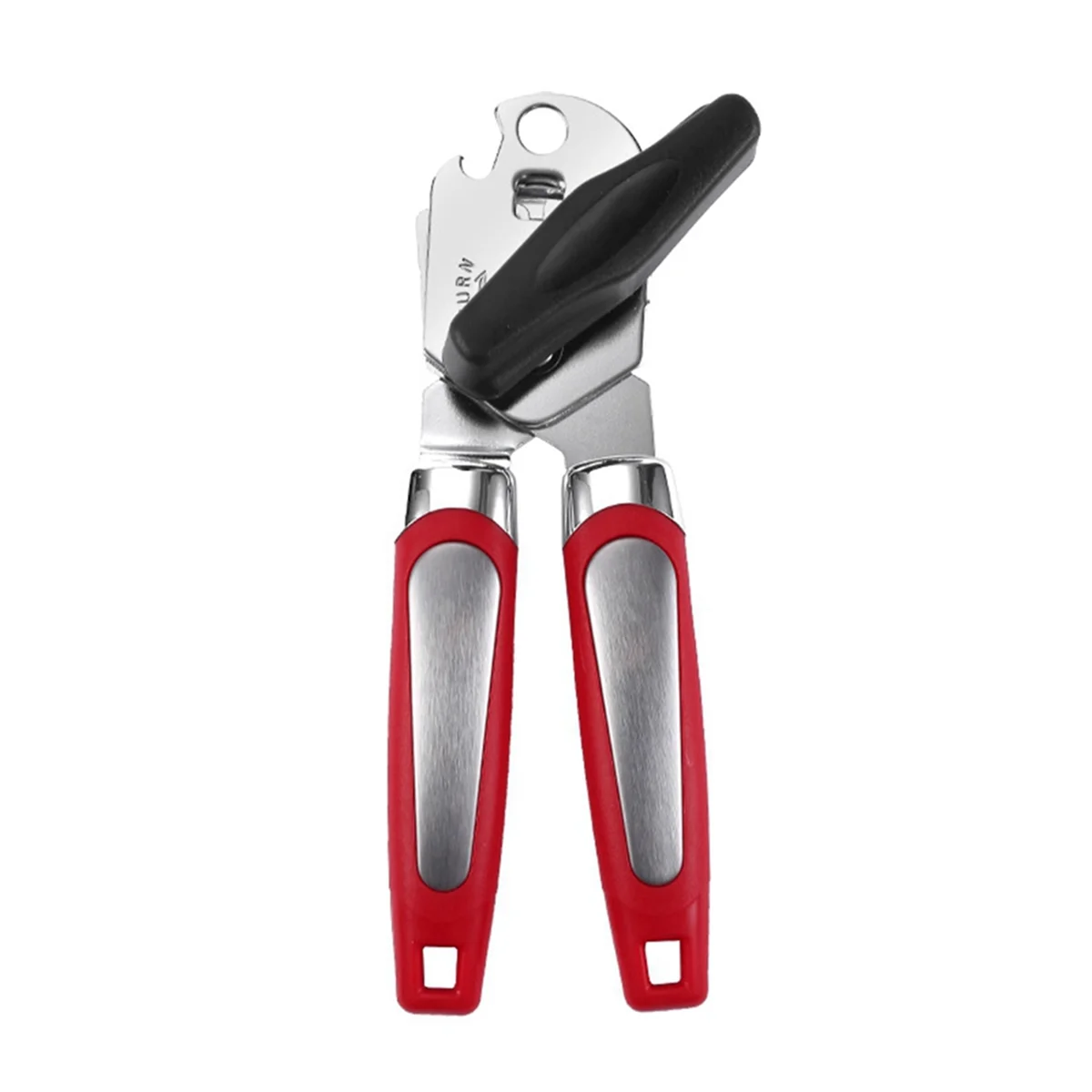 Abrelatas multifuncional Manual 3 en 1 rojo N18R, herramienta de cocina con abridor de botellas