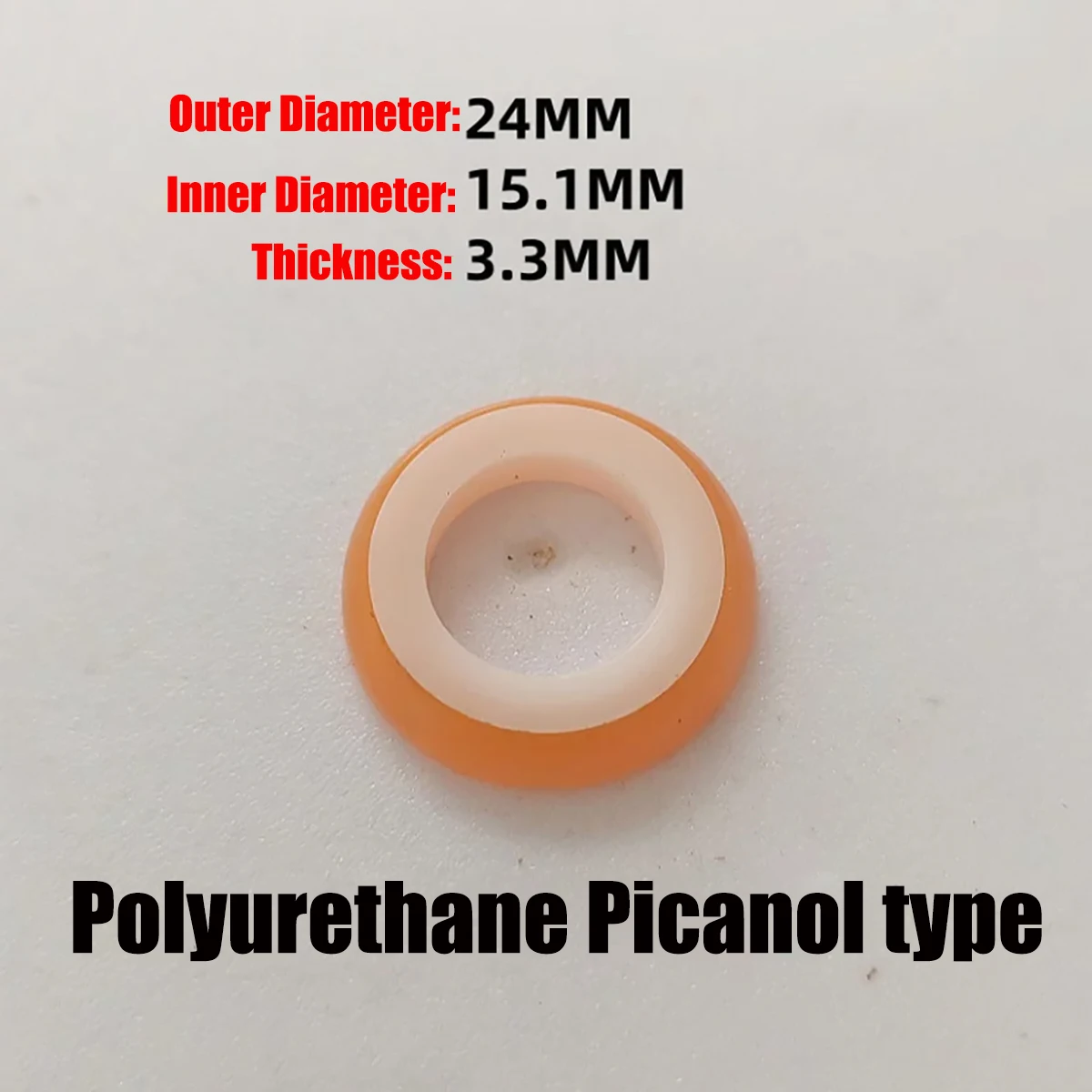 50pcs Polyurethane Wear Resistant Edge Support Ring Air Jet Loom Textile Machinery Spare Parts Anti-friction PU Loop Bushing