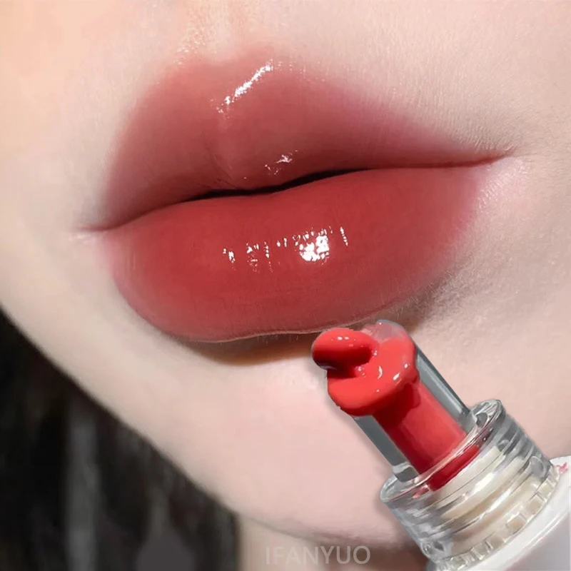 Lucidalabbra Effetto Gelatina a Lunga Durata, Idratante, Effetto Specchio, Rossetto Colorato, Tinta Labbra Brillante Cristallina, Trucco Coreano per la Cura delle Labbra