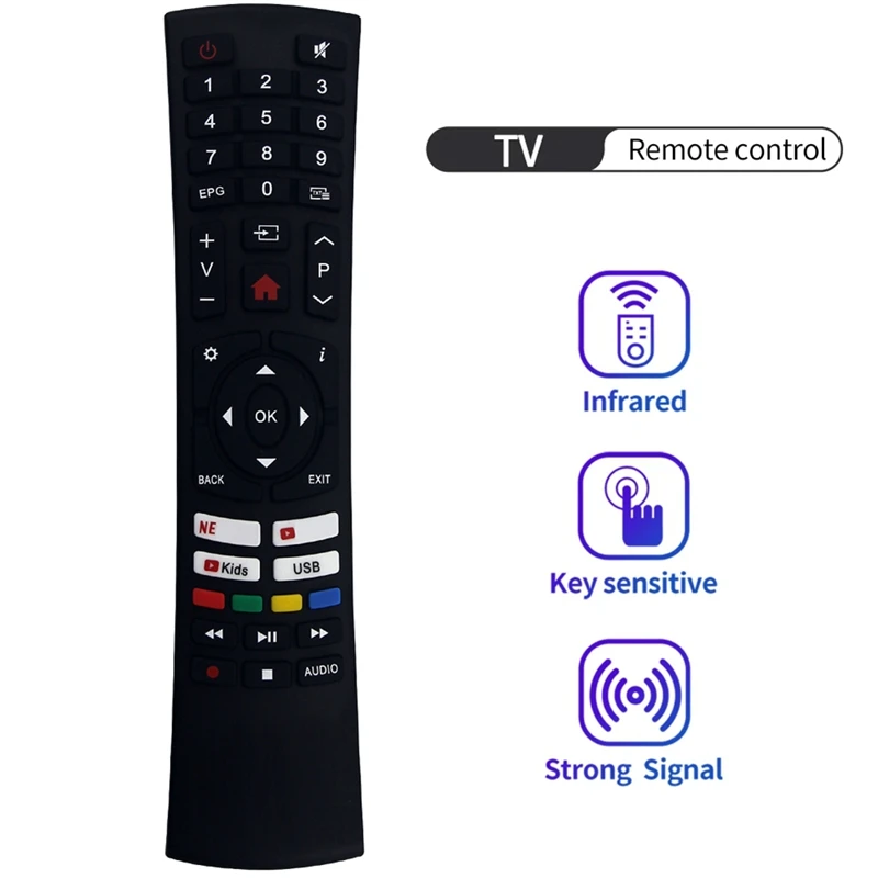 RCKGNTVV003 Remote Control Replacement For Kogan TV KALED24EH7500SVA Accessories Parts