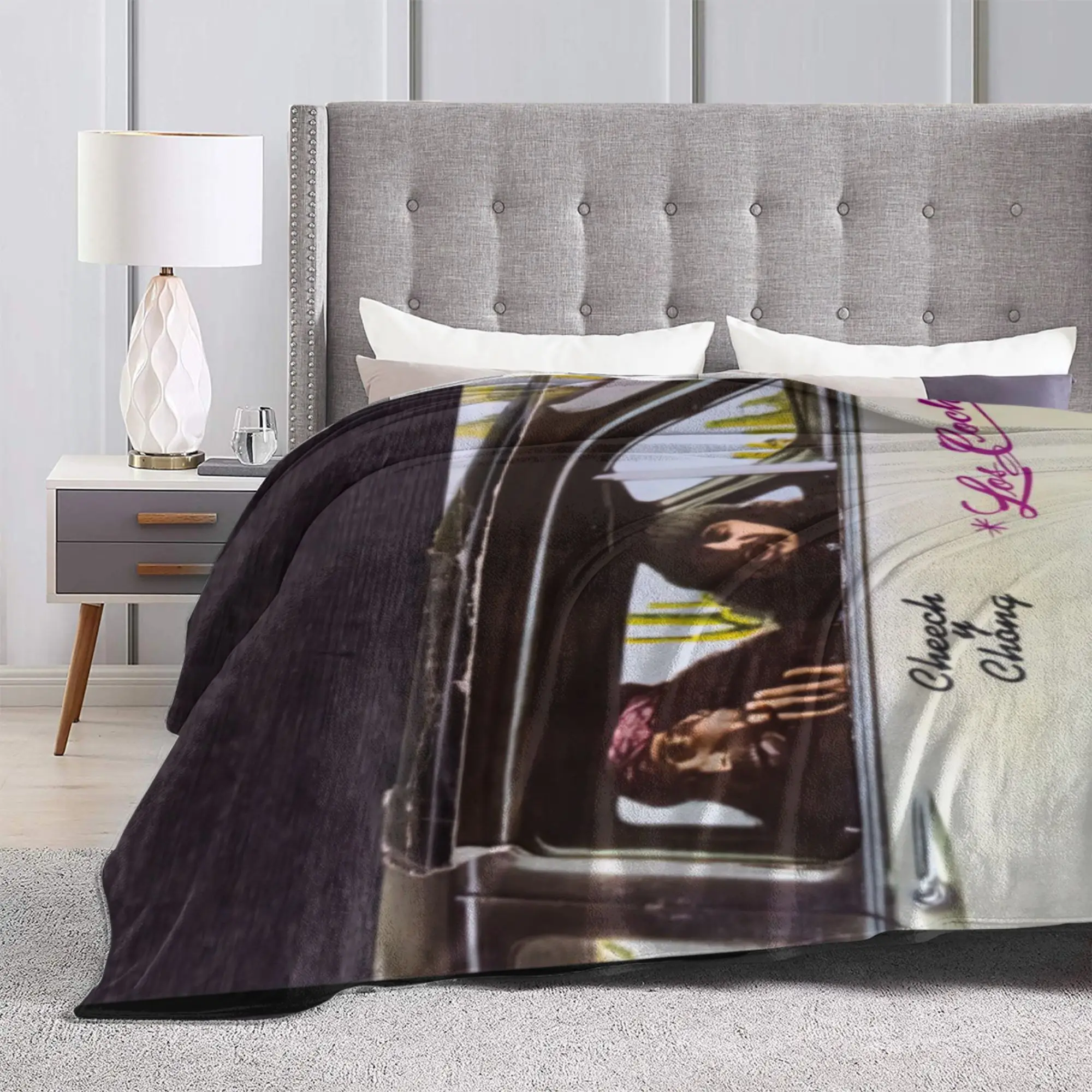 بطانية دافئة ناعمة نزهة روبن أريلانو الهاتف الأسود 2 الفراش يلقي الفانيلا المفرش لغرفة المعيشة غطاء سرير أريكة جمالية #3