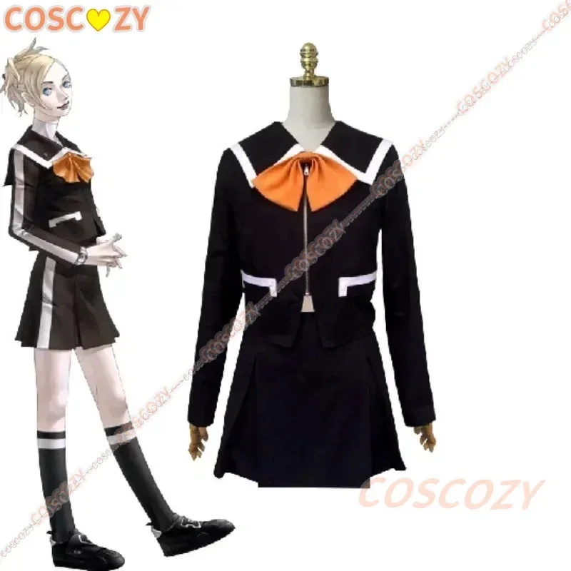 2025 yiyiGame Persona 2: Tsumi Lisa Silverman คอสเพลย์เครื่องแต่งกายถุงเท้า Seven Sisters JK Campus ชุดกระโปรงผู้หญิงเซ็กซี่ฮาโลวีน C