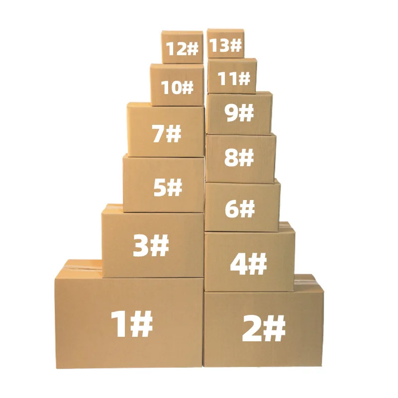 

10 PCS Size 7 Moving Boxes Heavy Duty Packing Boxes Corrugated Carton Storage Multi-Sizes Bulk Discounts Hot Sale on AliExpress