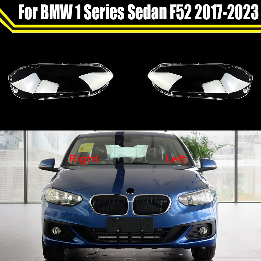 Car Front Lampshade Lamp Shell Headlamp Headlight Lens Cover For BMW 1 Series Sedan F52 2017-2023 Lampcover