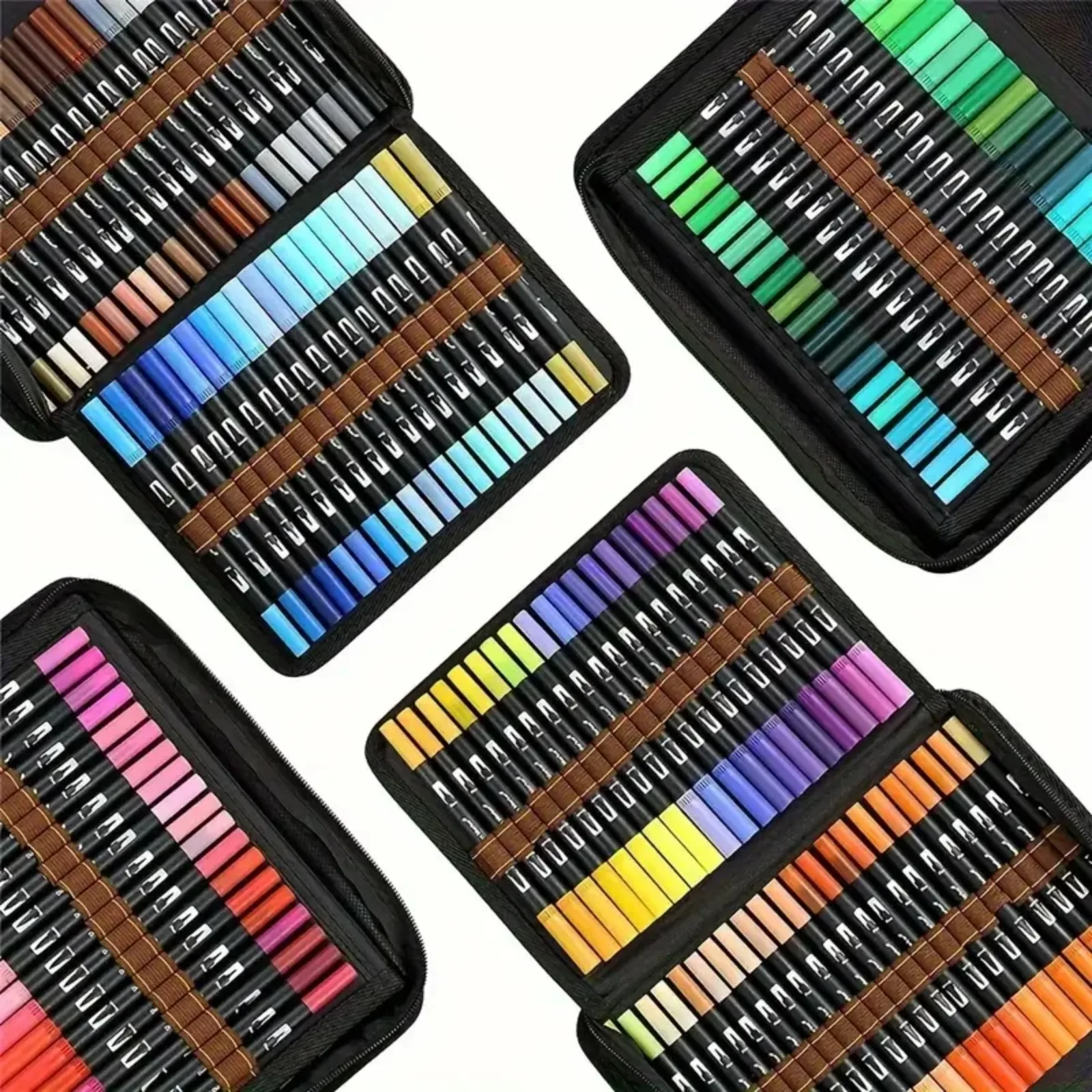 72/120/168 Colors Dual Tip Brush Pens Art Markers Coloring Markers for Coloring Book Brush Pens for Lettering