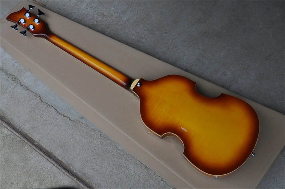 4 Strings Electric Bass Guitar with Chrome Hardware,Maple Neck, Provide customized service view 4