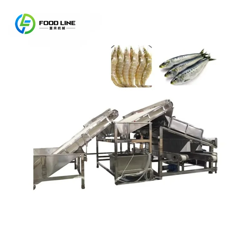Customized Multi-specification 304 Stainless Steel Prawn Fish Grading Machine for Seafood Processing CE Certified
