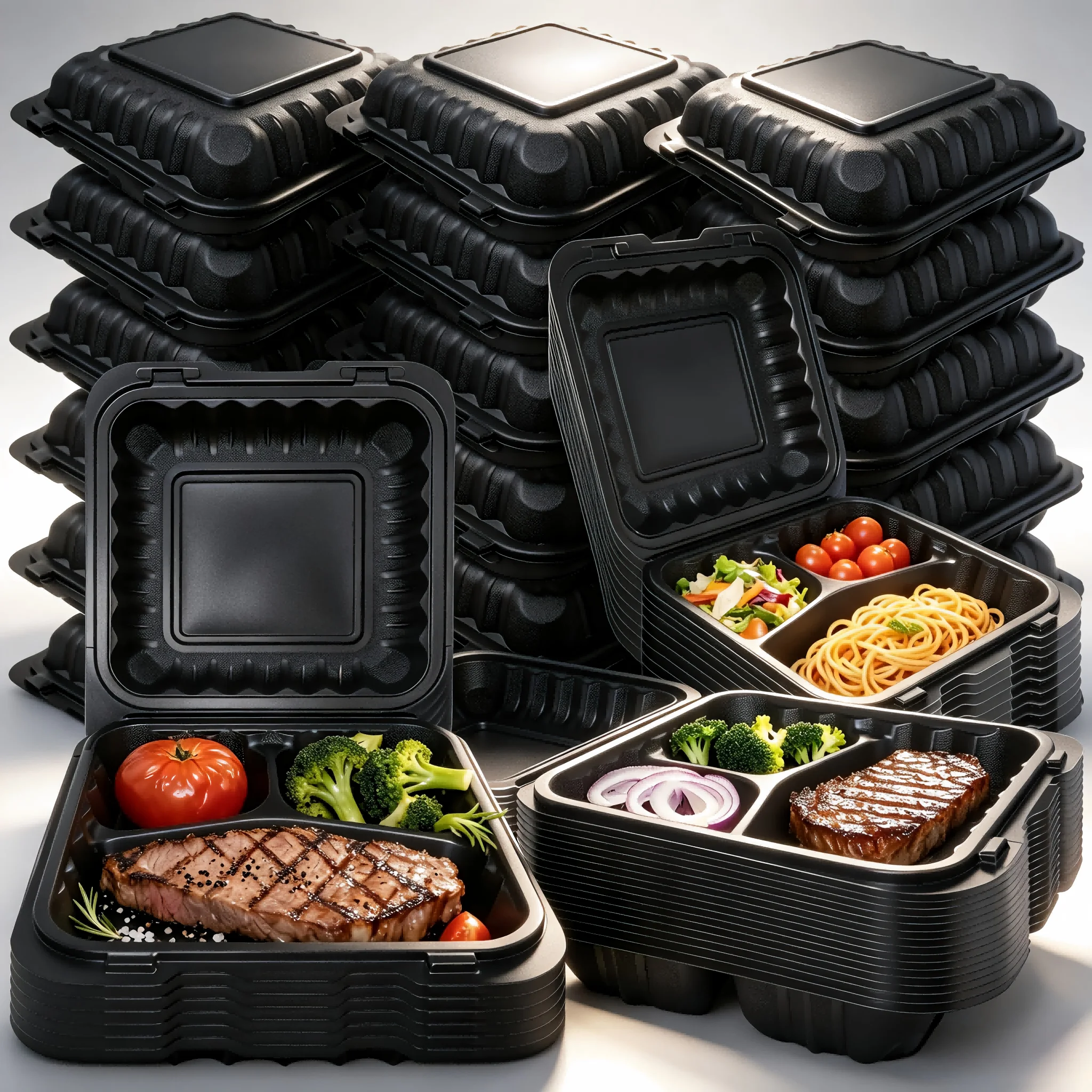 Ensemble de 50 boîtes de prépa - Food Storage Dividers avis et prix