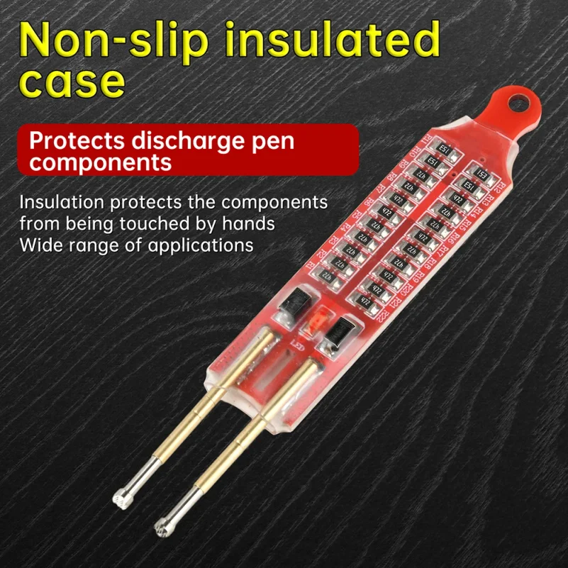 Capacitor Discharge Pen AC DC Discharge Probe Constant-current Discharge No Sparking 1200V 2200μF Repair Shock Protection Tools