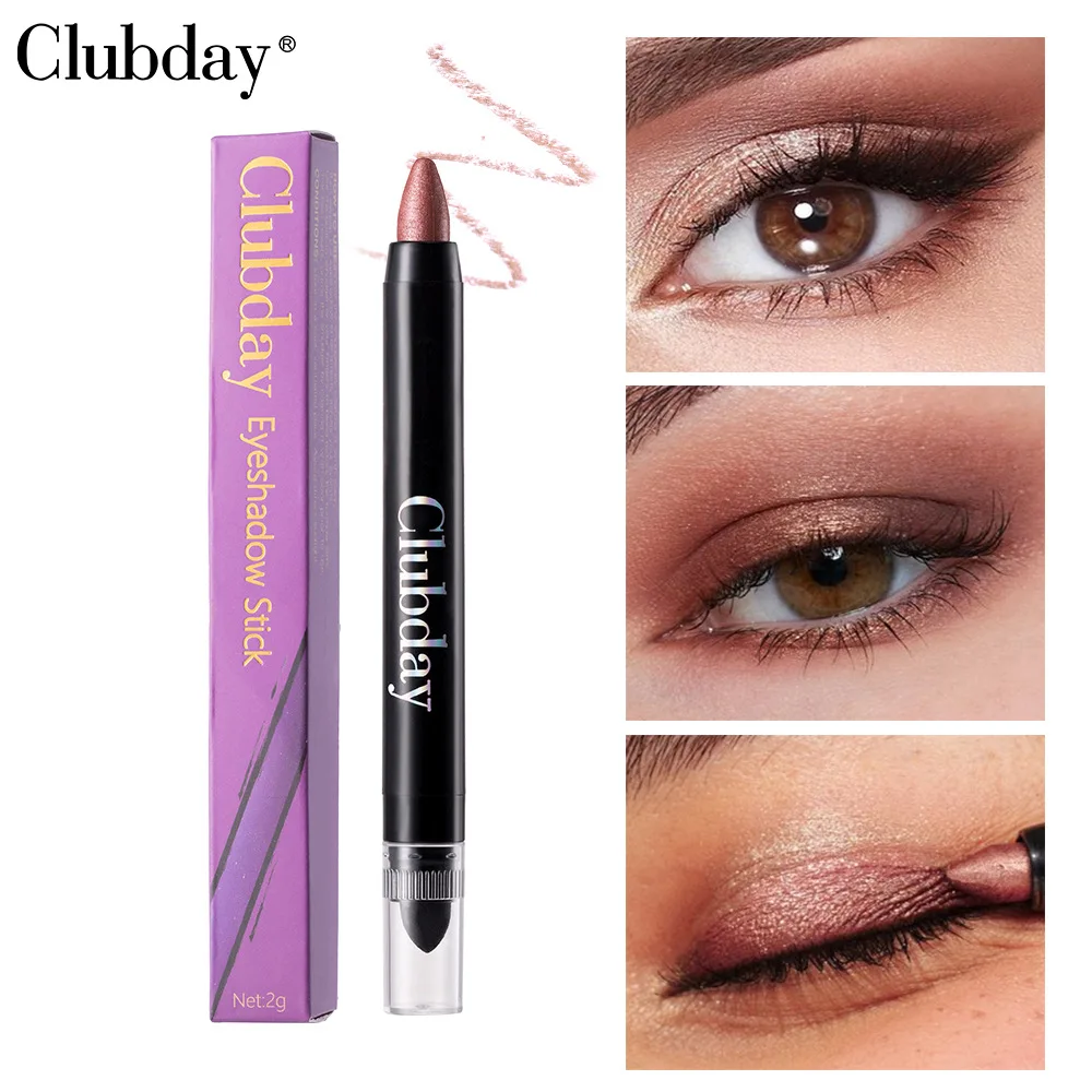 Clubday Natural Lasting Easy Coloring Eyeshadow Stick Multi-Colour Pearlescent Brightening Eyeshadow Aegyo Saliva Makeup