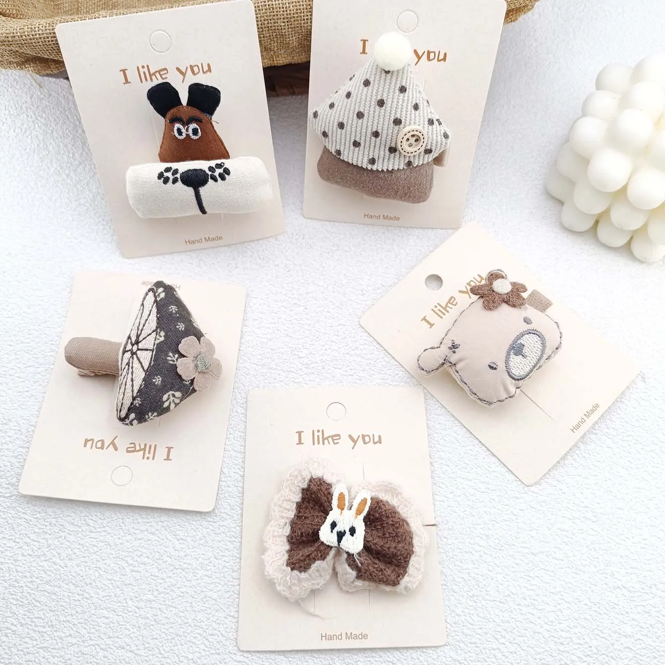 Cartoon-Haarspangen für Mädchen, handgefertigte Haarnadeln, Baby-Seitenklammer, niedliche Haaraccessoires für Neugeborene, Kinder-Haarhalter, Requisiten für Fotoshootings. – Detail 6