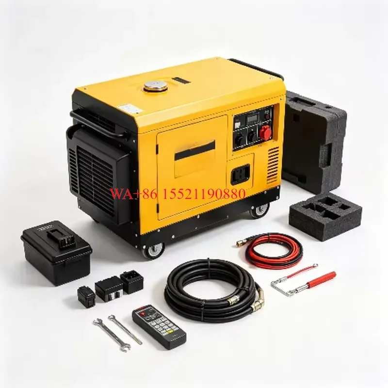 WMWMNU 25kW Super Silent Portable Diesel Generator Water Cooled Electric Remote Auto Start Three Phase 380V 50Hz 60Hz for