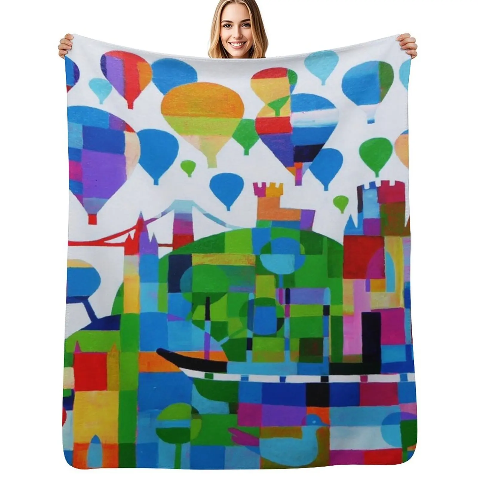 Fiesta Throw Blanket Custom Beach Moving Luxury Brand Thermal Furrys Blankets