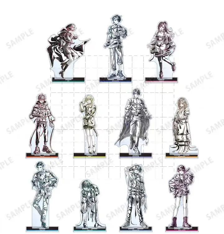 15cm anime jogo milgrama acrílico suporte boneca mahiru kazui yuno mikoto amane shidou es cosplay ornamentos de mesa bons presentes