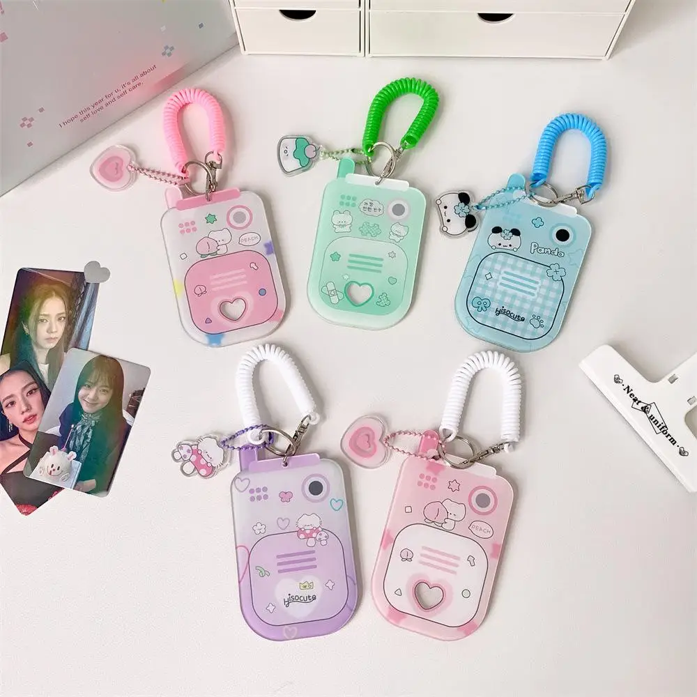 Gifts Cartoon Card Case Heavy-Duty Keychain Badge Holder Bag Pendant Student Meal/Bus Card Card Case