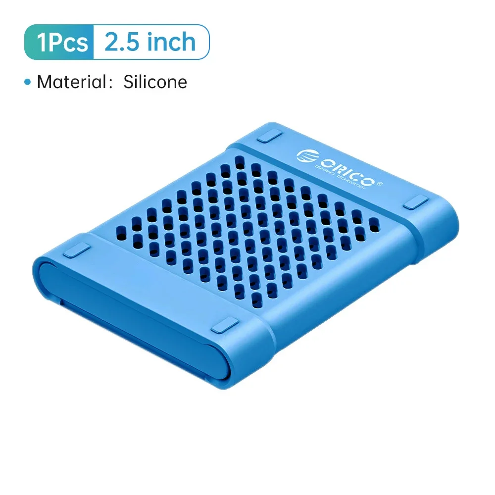 ORICO 2,5-Zoll-Schutzhülle für mobile Festplatten, Silikonhülle, 8,9 cm, stoßfeste Tasche, tragbare Hülle, solide Silikon-Aufbewahrungsbox
