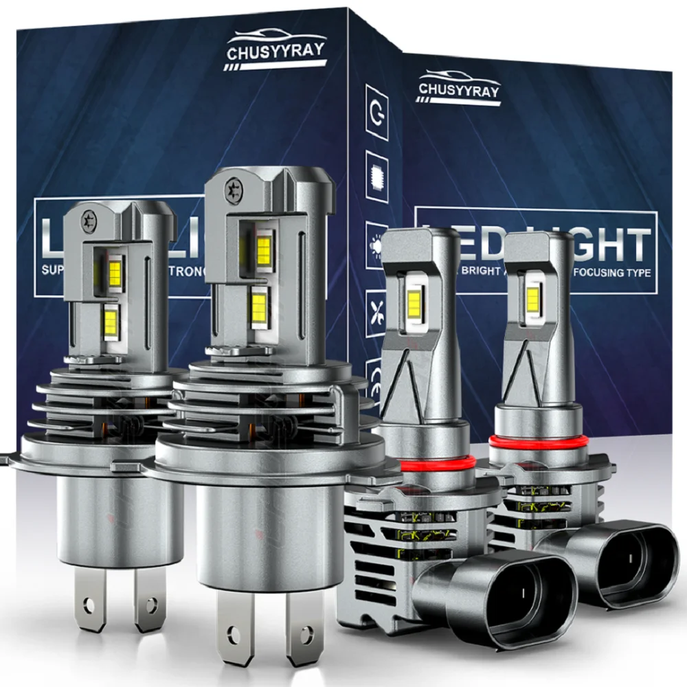 

XWQHJW Car lights Faro LED blanco 4x alto/bajo haz bombillas de niebla For Toyota Tacoma 2005-11 Car accsesories