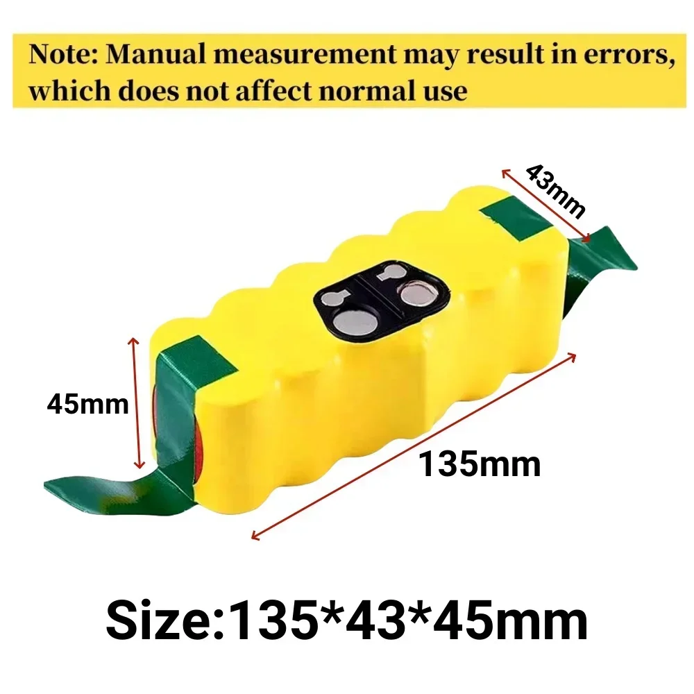 Para irobot Roomba batería recargable 14,4 V 9800mAh 500 550 560 600 650 698 780 876 900 Series batería de aspiradora