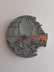 New Star War Wall Clock Creative Star War Death Star Model Hanging Clock 13-20cm Planet model Boys Bedroom Wall Decor