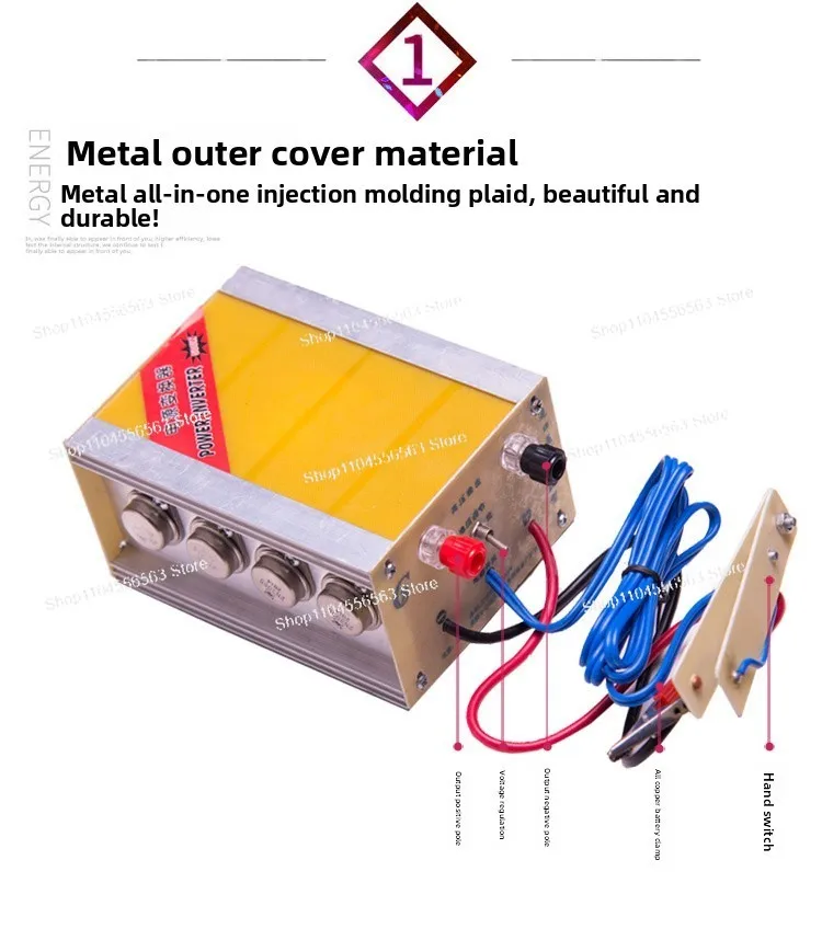 High Power Low Frequency Inverter Module 12V Battery Powered Energy Saving Electronic Boost Converter for Car RV Solar System