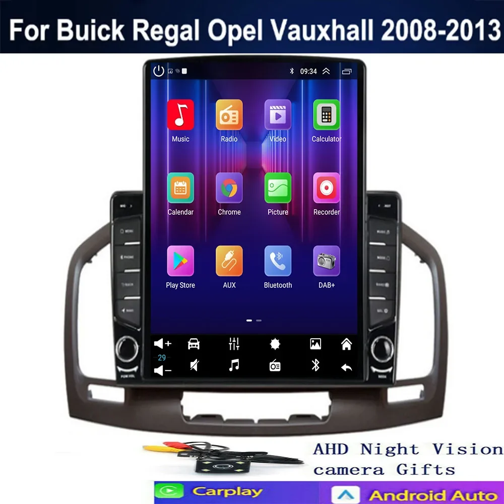 Car Radio Carplay Android 14 For Opel Insignia 2008 - 2012 For Buick Regal 2009 - 2013 Navigation GPS Stereo 4G Wifi No 2din DVD - view 4