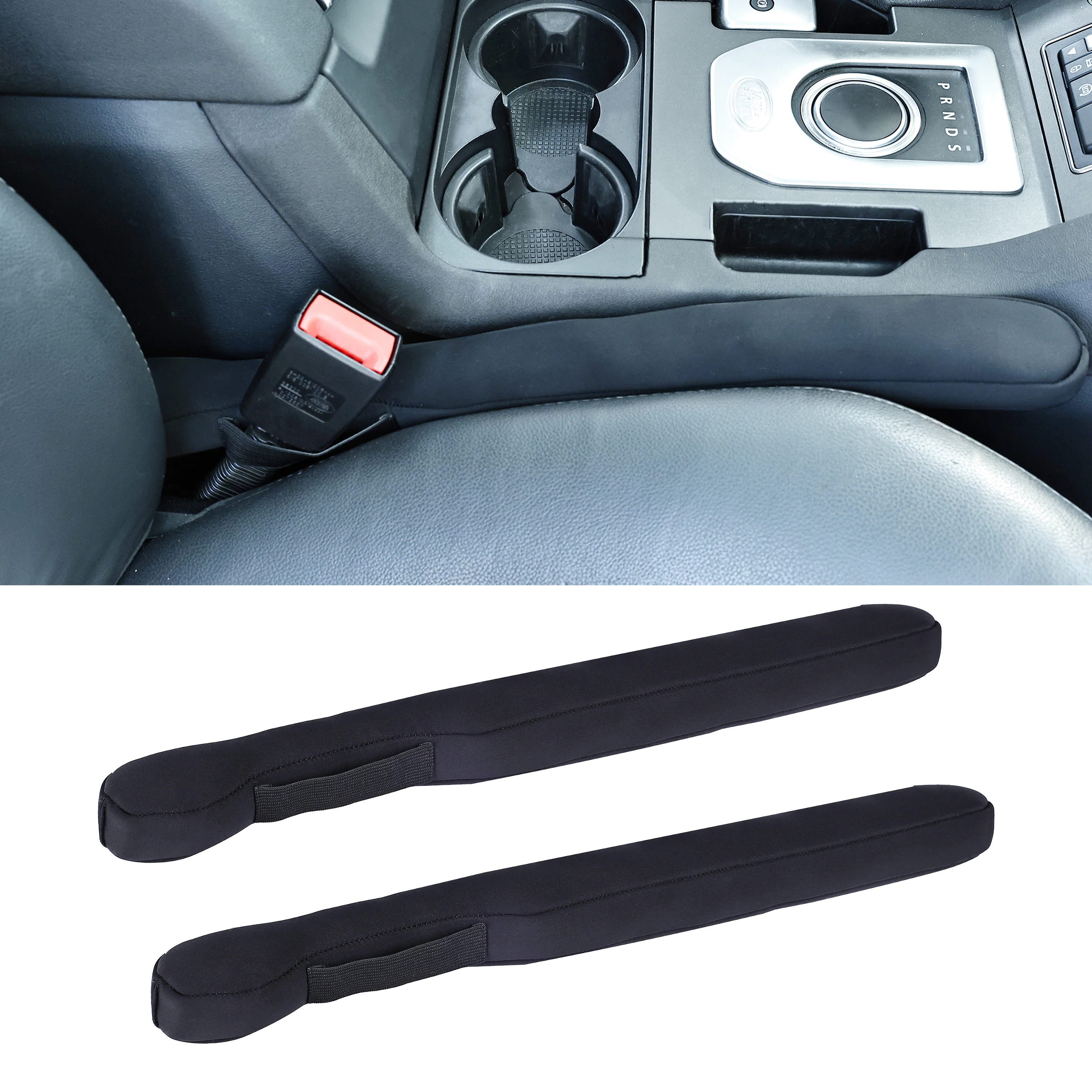 2pcs Car Seat Gap Filler Fit for Car SUV Truck Vehicle Seat Gap Coverage Fill The Gap Between Seat