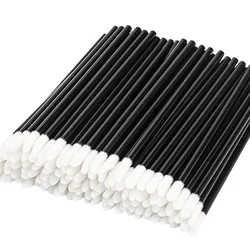 100PCS Lip Brushes Makeup Brush Eyelashes Extension Applicator Lipstick Wands Set For Woman Cosmetic Colourful Make Up Tools