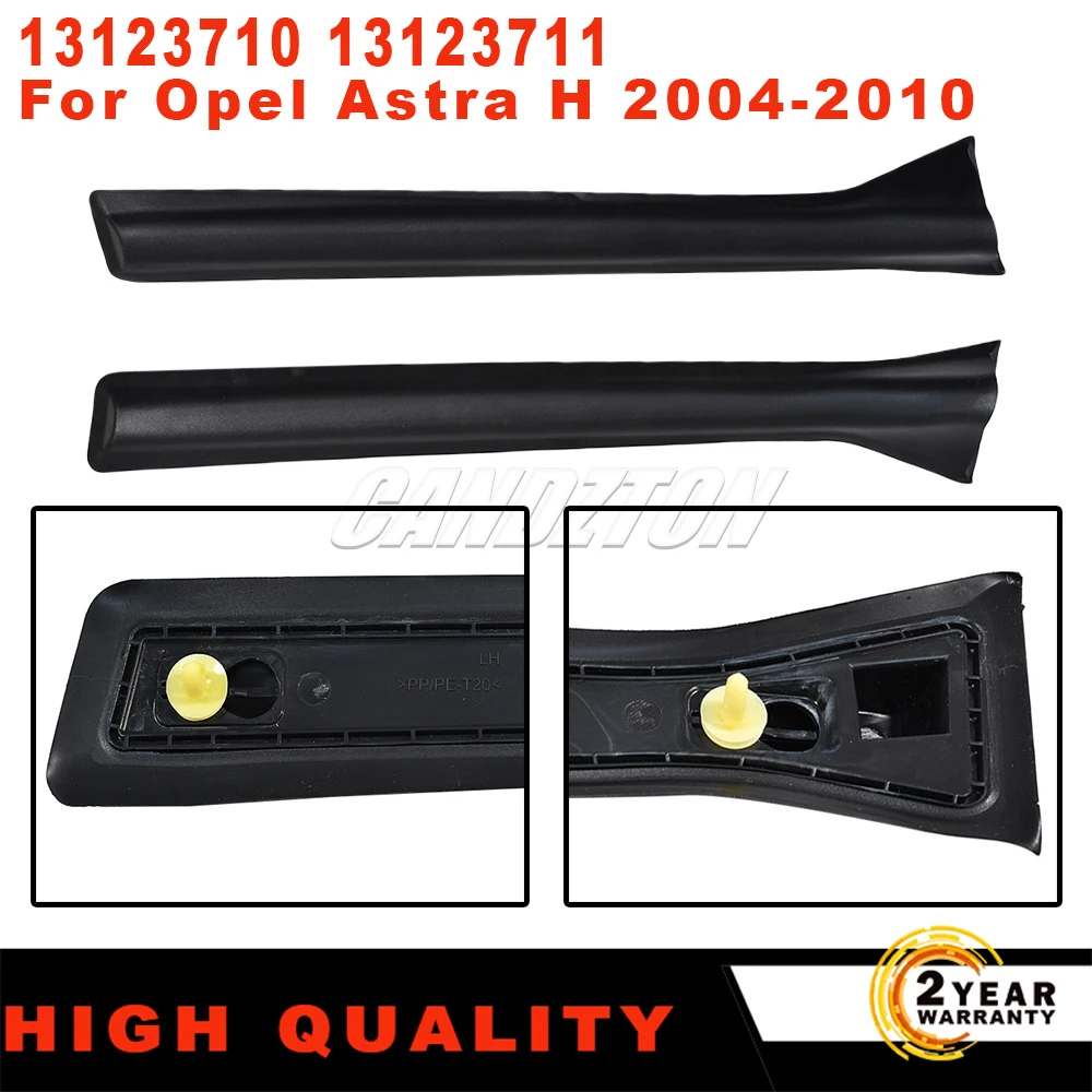 Hasaller Lot De 2 Housses Pilier B Gauche + Droite ABS – Compatibles Opel Astra H 2004-2010 – Réf. 13123710 13123711