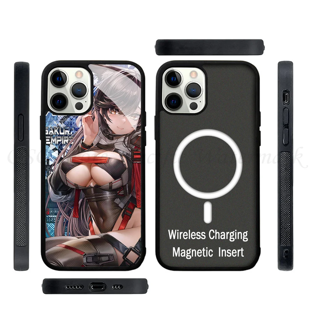 Atago Azur Lane Phone Cases For IPhone 15 14 13 Pro Max 11 12 Mini Alex Mirror TPU Shell