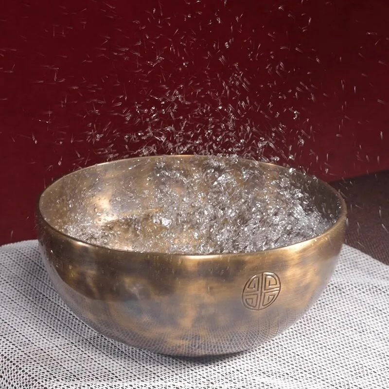 Master Grade Nepal Handmade Full Moon Singing Bowl Tibet Yoga Meditation Bowl