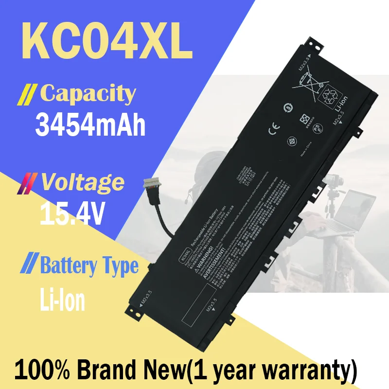 Batería KC04XL 53.2Wh para HP Envy 13 AH 13-AQ X360 13-AR 13-AR0000AU 13-AG 13-AG0000AU HSTNN-IB8K L08544-1C1 HSTNN-DB8P TPN-W136