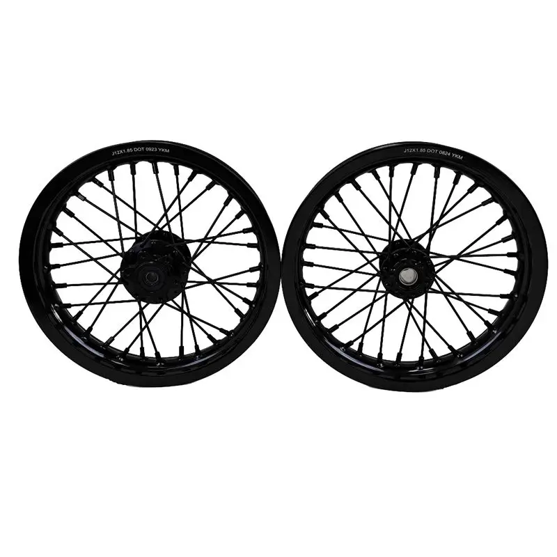 Hyper  Bee 14 Inch Wheel Set Aluminum Alloy Electric Motorcycle Dirt  Bike Wheels