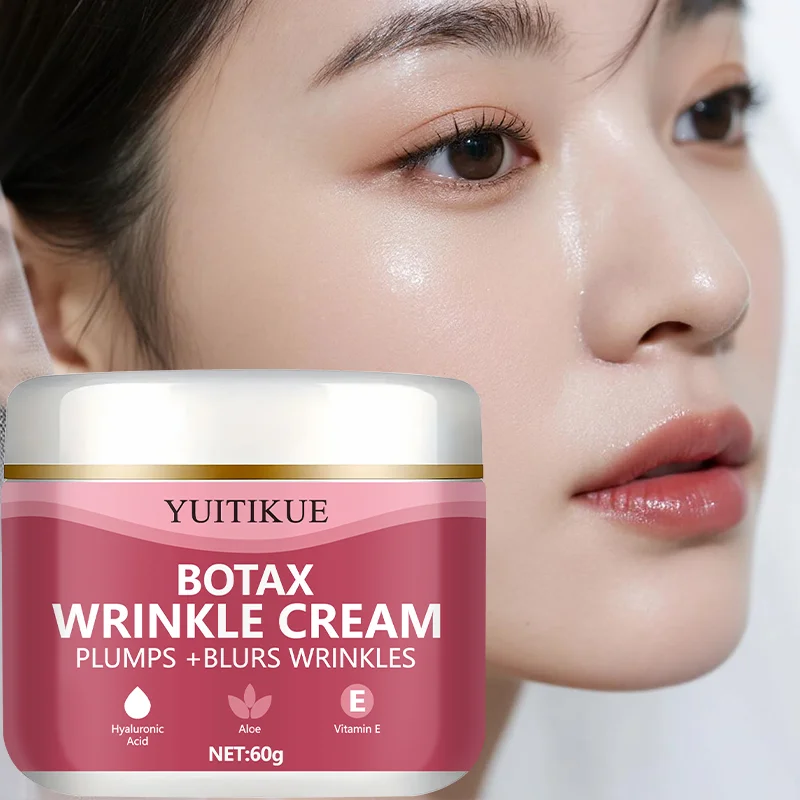 كريم بوتاكس المضاد للتجاعيد يقلل من التجاعيد، غني بحمض الهيالورونيك والصبار وفيتامين E، يرطب ويشد #3