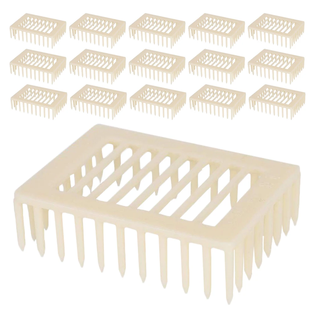 

20Pcs Bee Queen Cages Sturdy Plastic Material Ideal for Professional Amateur Beekeepers Bee Cages Queen Cage Beekeeping Tool