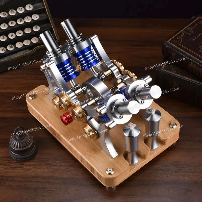 Pistón de Precisión de Aleación con Coeficiente Beta Α Coaxial, Motor de Alta Precisión, Generador de Metal, Puede Arrancar