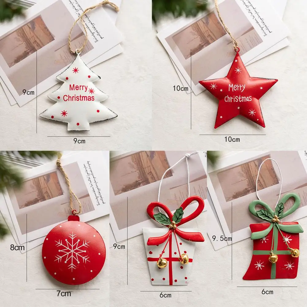 Hanging Ornament Nice-looking 5 Styles Christmas Pendant Merry Christmas Christmas Tree Pendant for Party