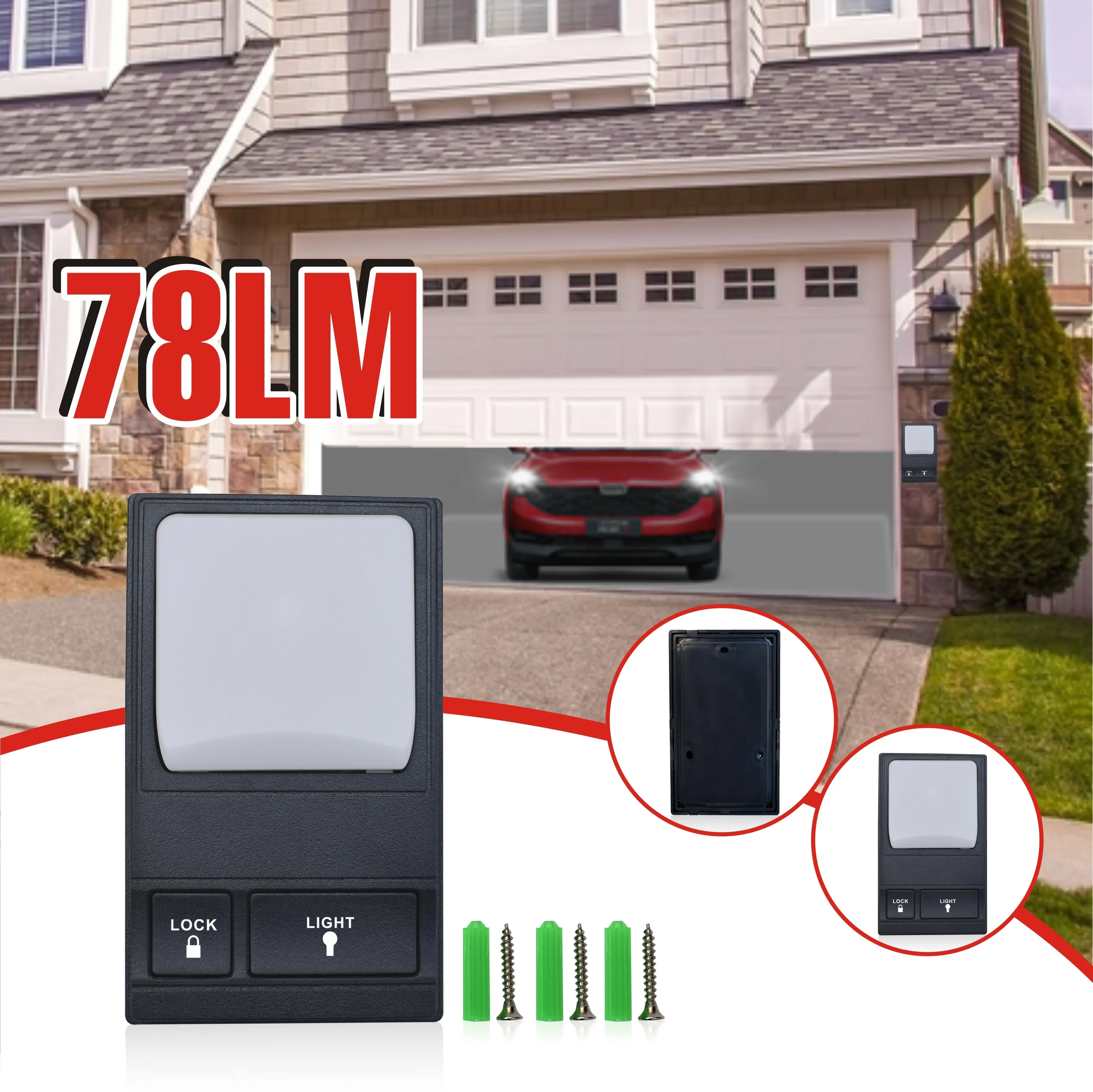 2025 New For 78LM 41A5273-1 315/390MHz Multi-Function Wall Keypad Control Panel for Garage Door Opener Gate Remote Control