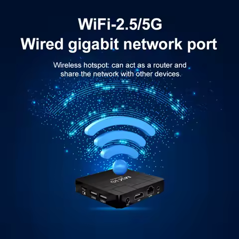 Android TV Box MX10 K2 Allwinner H313 Corte-A53 Android 13 Smart Home Theater Wi-Fi 2.4G/5G BT4.0 Built-in