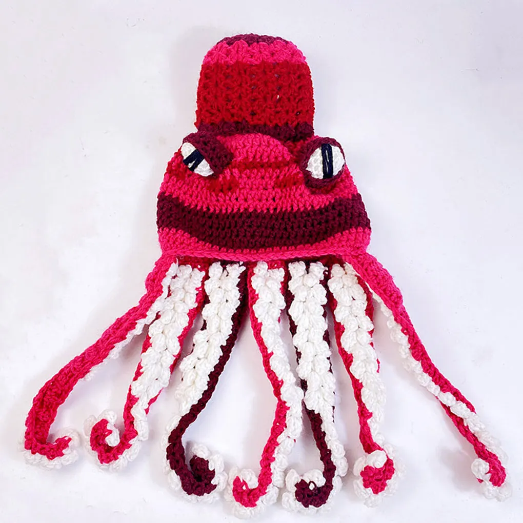 Polyester Octopus Long Cap Stay Comfortable And Trendy In Winter Winter Inter Hats Octopus Hat