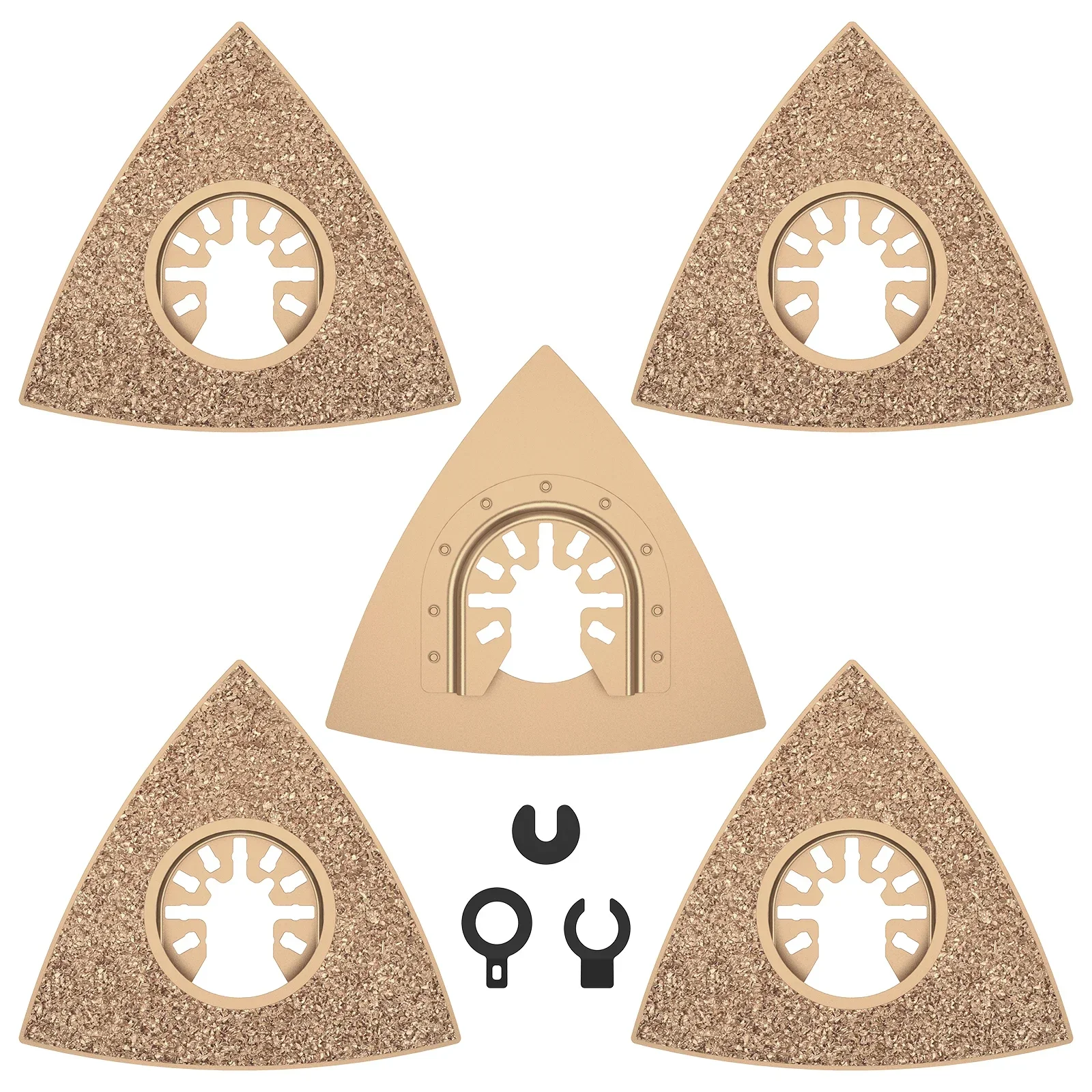 

5 шт. твердосплавная осциллирующая шлифовальная подушечка, твердосплавный инструмент для электронной резки, быстроразъемный комплект аксессуаров для грубой шлифовальных наполнителей, резка керамики