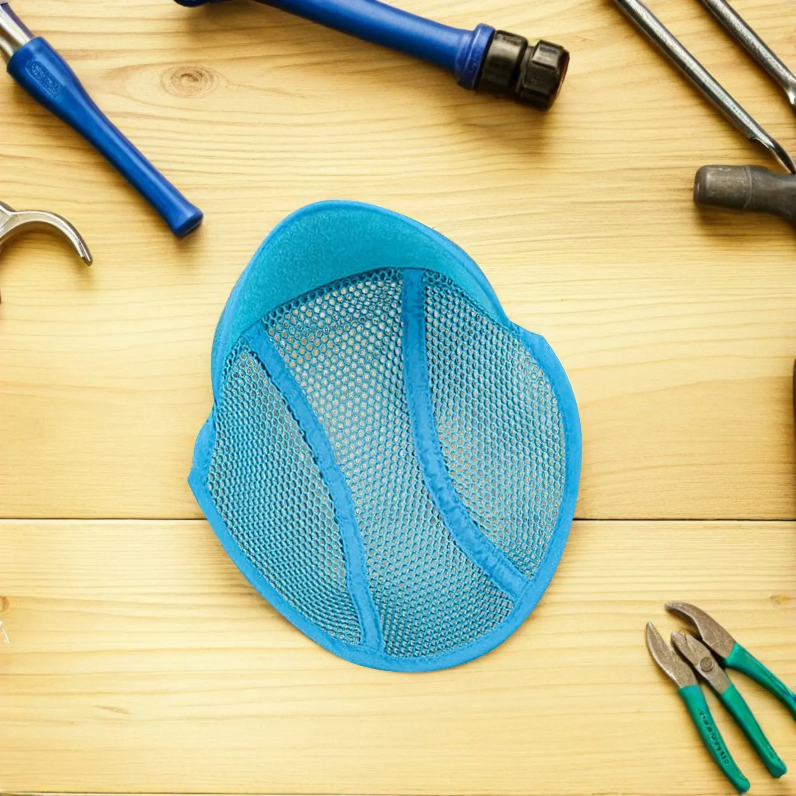 

2 шт. защитных вкладышей из дышащего полиэстера премиум-класса для каски, сетчатый вкладыш для строительной каски