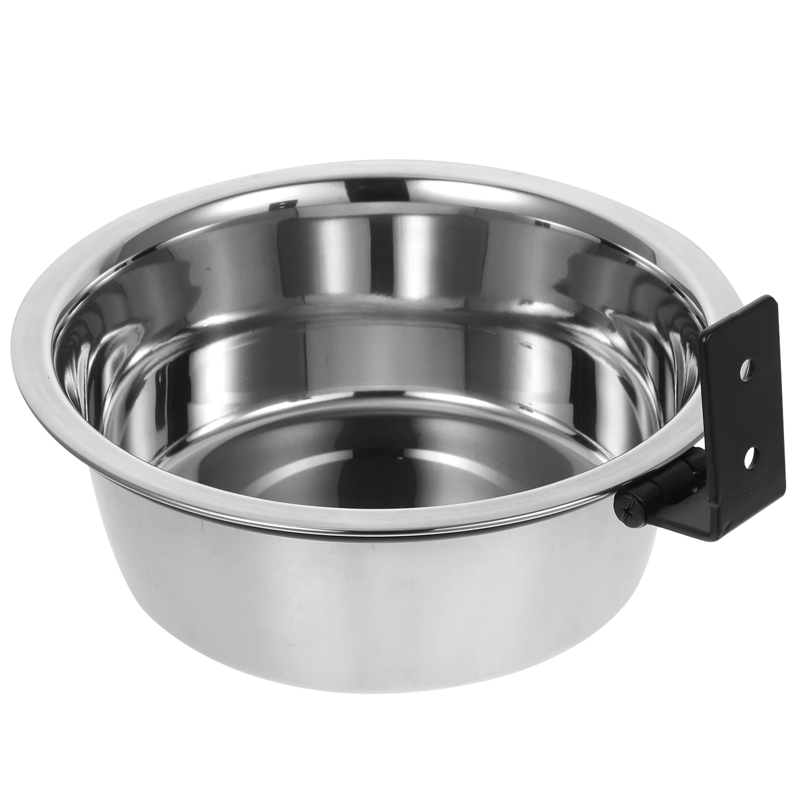 

Dog Food Water Dish Elevated Bowl and Bowls for Dogs Tilted Silver Stainless Steel Travel