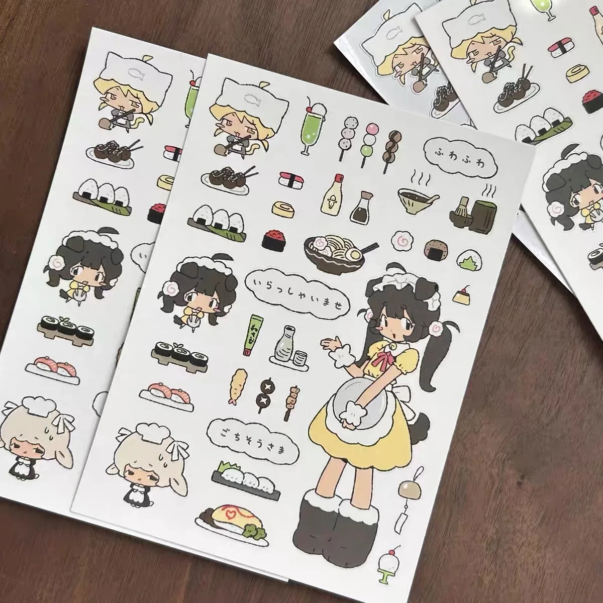

Cartoon cook girl new design decorative dairy sticky note