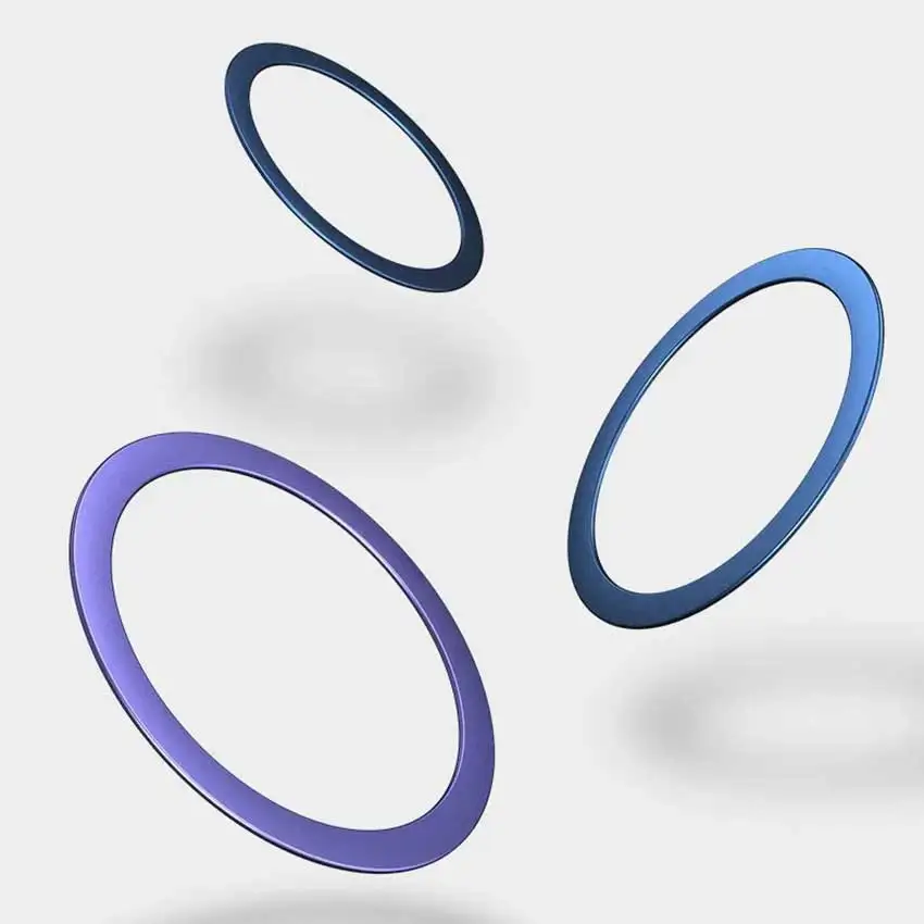 JCD para anillo de placa magnética Magsafe, pegatina de Metal Universal, soporte para cargador inalámbrico, hoja de placa de Metal para soporte magnético para coche