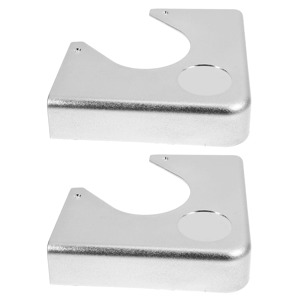 

2 PCS Pool Table Chrome Corners Hardware Accessories Guards Billiard Resin Glue Pocket Liners Replacement