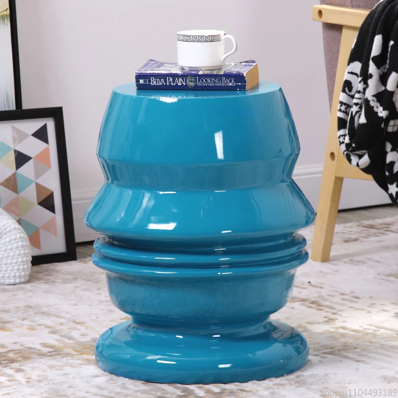 

Scandinavian Side Table - Modern Mini End Table for Corner
