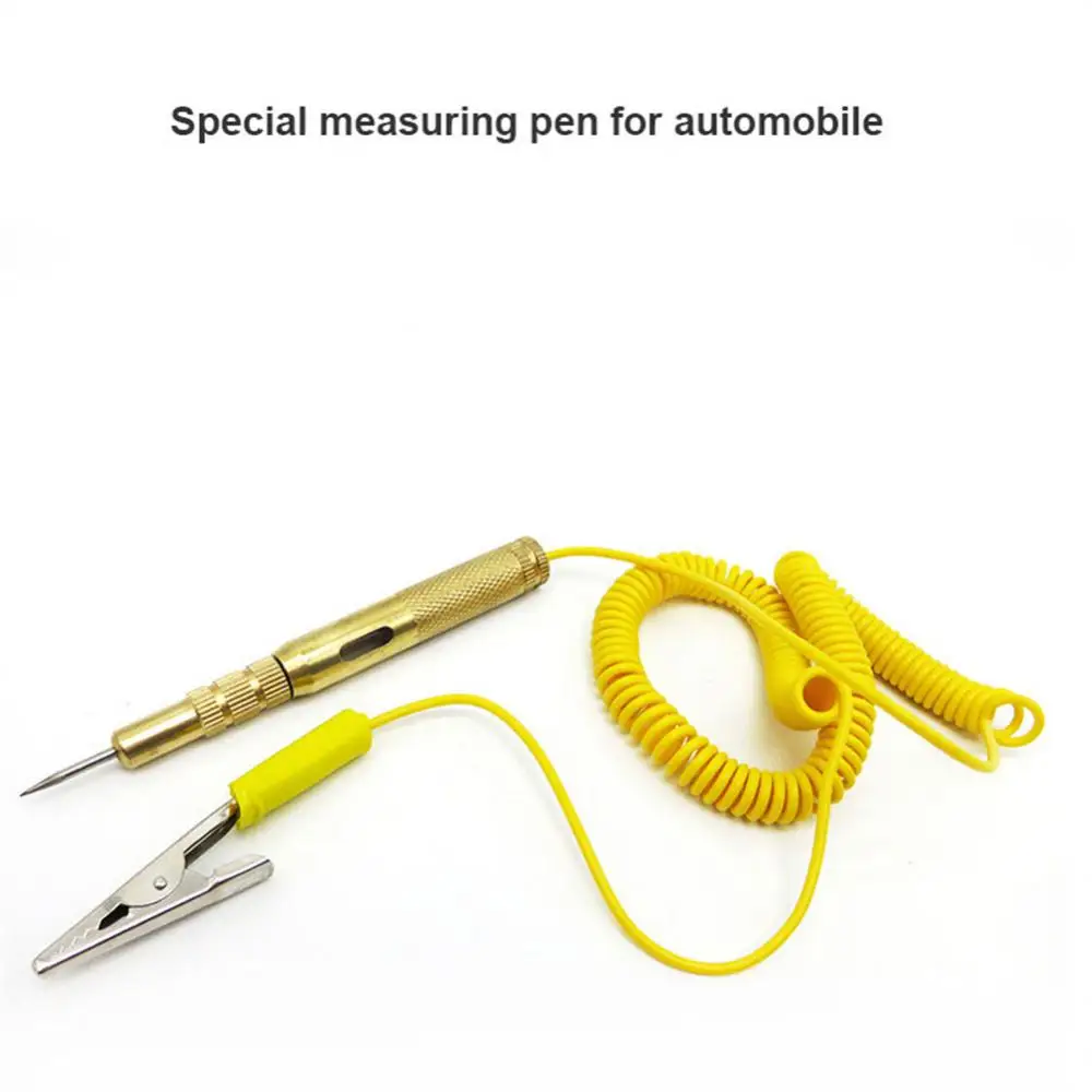 Car Electrical Circuit Test Pen Copper Comfortable And Safe Easy To Carry And Use Accurate No Heat Car Accessories Dc 6v-12v-24v