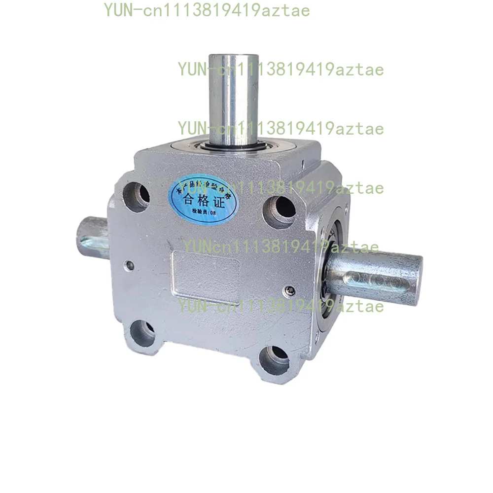 Stainless Steel Right Angle Steering Box Cast Steel Gearbox 40N.M Large Load 2.5 Module 16 Teeth 90 Degree Commutator Gear