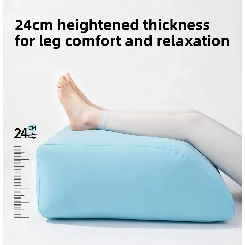 Inflatable Foot Pad Leg Pillow Raised Support Inflatable Elderly Varicose Vein Cushion Fold Travel Portable Footstool Ottomans