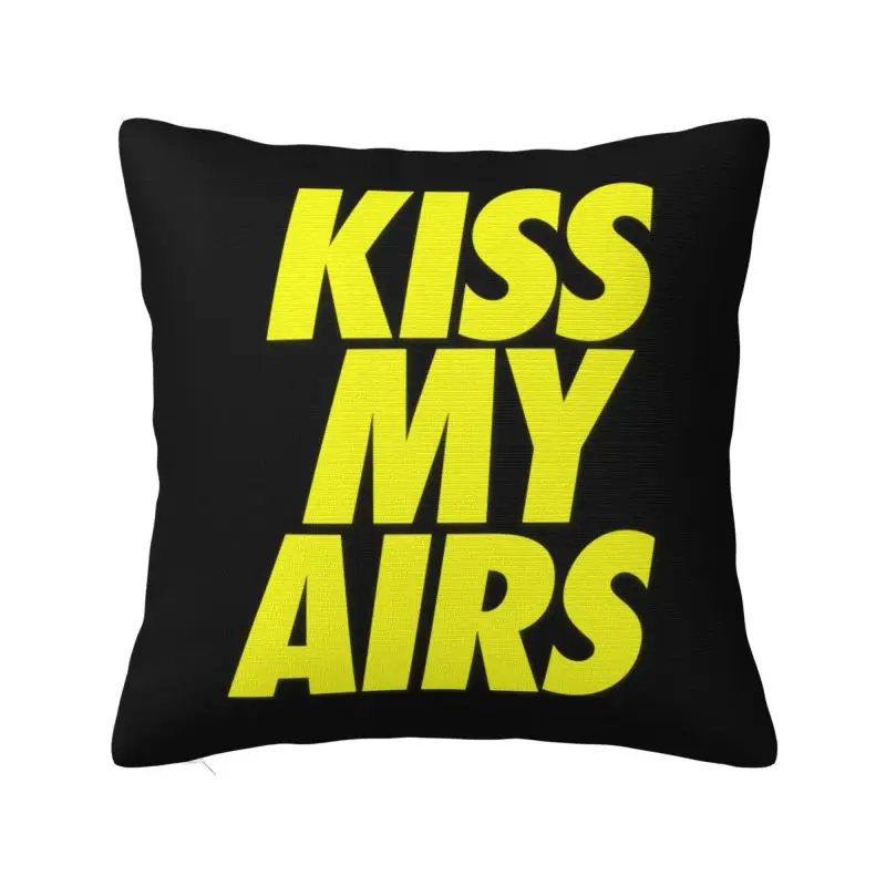 Luxury Kiss My Airs Cushion Cover Soft Throw Pillow Case